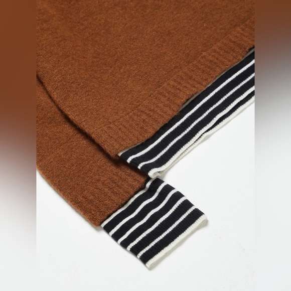 Haider Ackerman alpaca blend sweater with layered detail - Picture 3 of 11